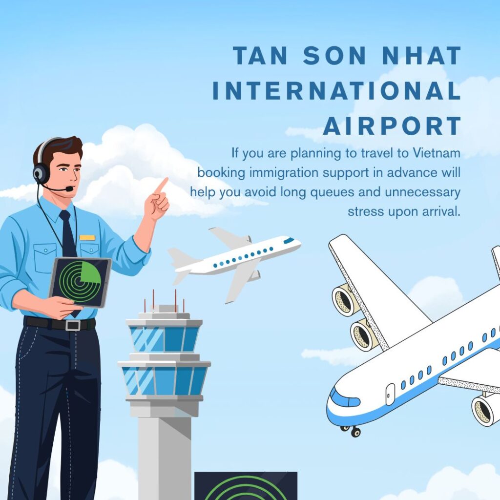 What to do if you are stuck at immigration at Tan Son Nhat International Airport
